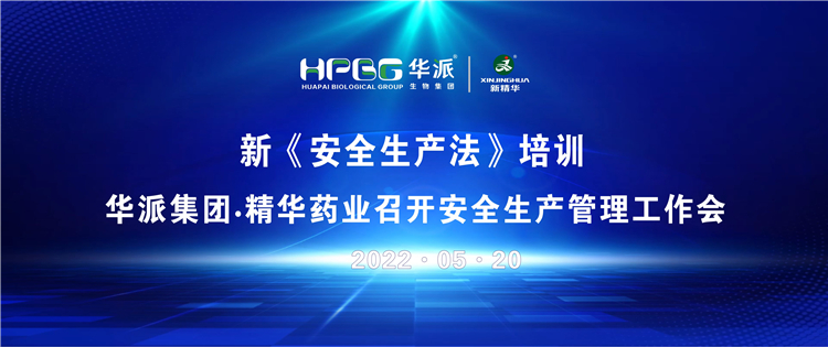 新《清静生产法》培训 | 华派集团•耀彩网药业召开清静生产治理事情会