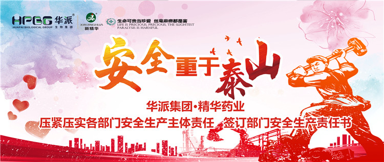 清静重于泰山 |华派集团•耀彩网药业压紧压实各部分清静生产主体责任 签署部分清静生产责任书
